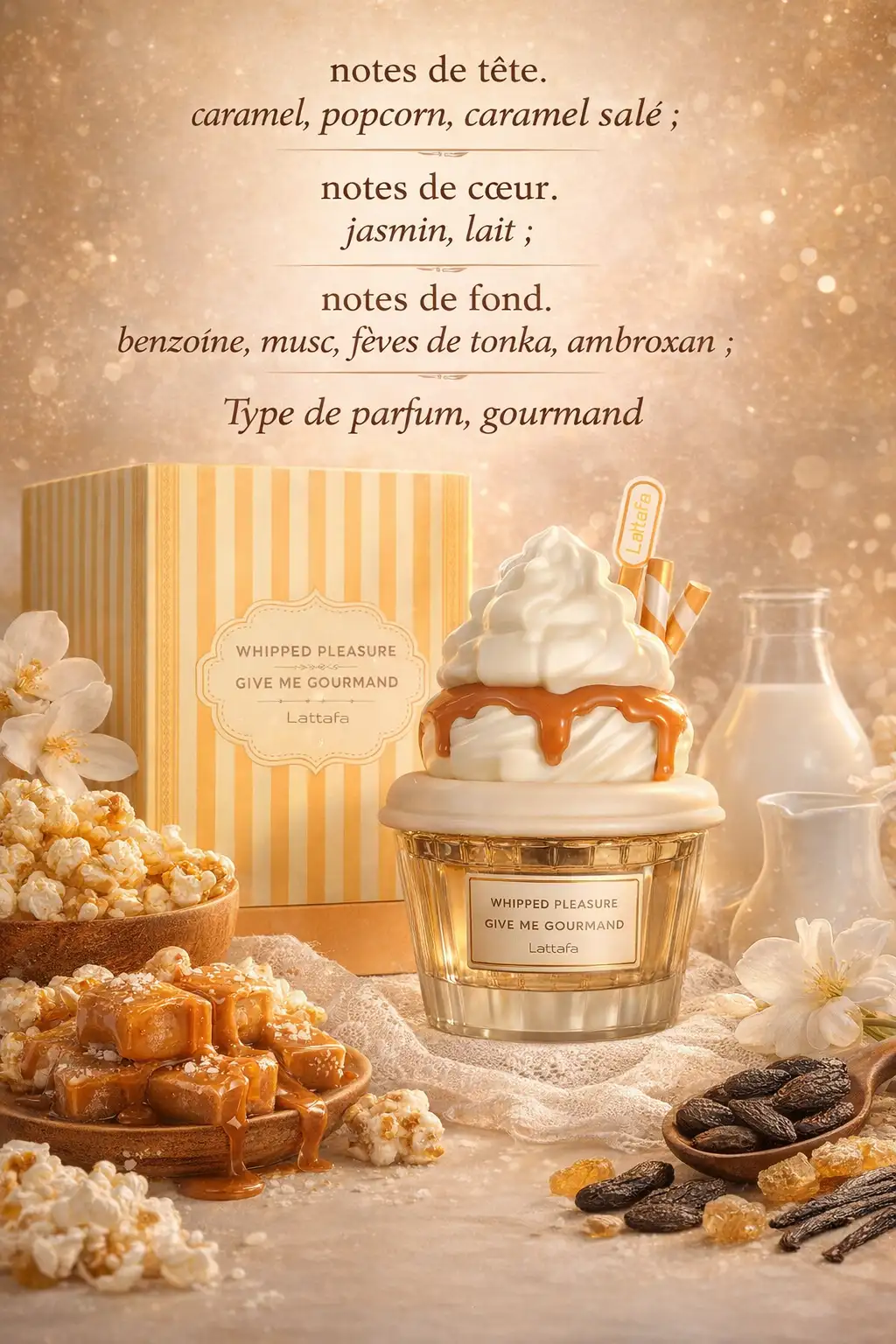 Give me gourmand  pop corn