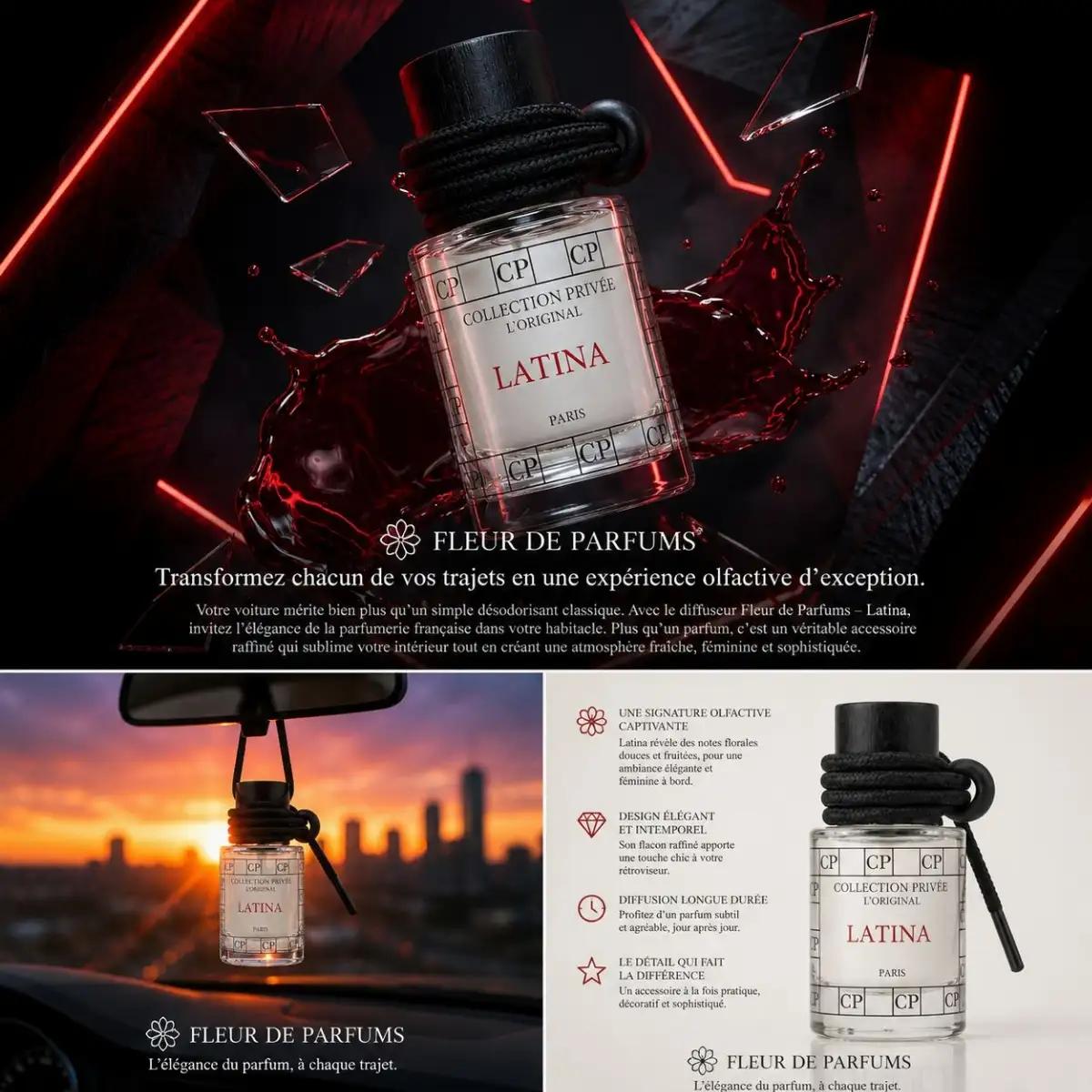 Diffuseur voiture latina